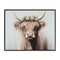 Stupell Industries Shaggy Cattle Floral Crown Framed Giclee, design by Shawna Stewart